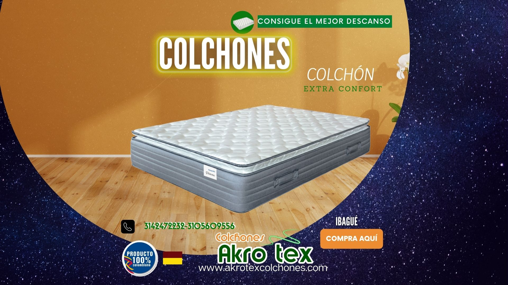Ibagué  Colchoneta Gym-Camping – Akro Tex Colchones