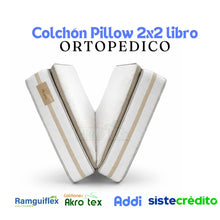 Cargar imagen en el visor de la galería, Colchón Pillow King 2x2 x38 0rthopedic Tipo Libro
