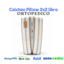 Cargar imagen en el visor de la galería, Colchón Pillow King 2x2 x38 0rthopedic Tipo Libro
