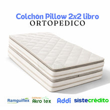Cargar imagen en el visor de la galería, Colchón Pillow King 2x2 x38 0rthopedic Tipo Libro
