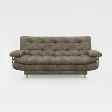 Cargar imagen en el visor de la galería, Sofá Cama Gris 180x115 -3 posiciones Con Brazos
