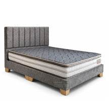 Cargar imagen en el visor de la galería, Combo Completo 140x190 Colchón + base+cabecero  Cassata Plus 0rt0pédic0 super Doble Pillow
