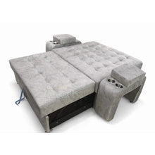 Cargar imagen en el visor de la galería, Sofá Cama  multifuncional carro 120cm x 190cm+ puff auxiliares
