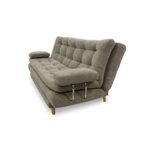Cargar imagen en el visor de la galería, Sofá Cama Gris 180x115 -3 posiciones Con Brazos
