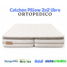 Cargar imagen en el visor de la galería, Colchón Pillow King 2x2 x38 0rthopedic Tipo Libro
