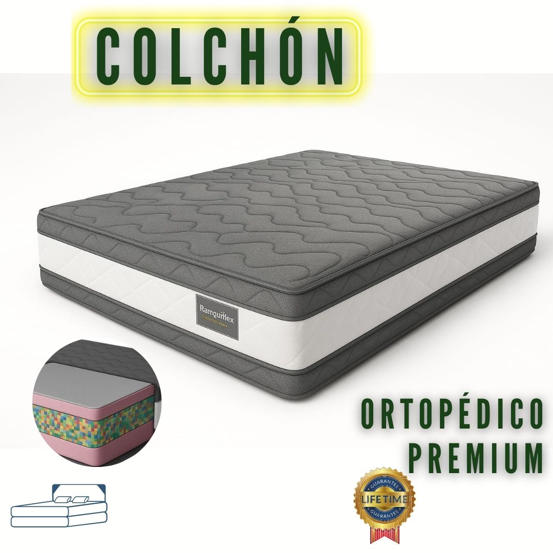 COLCHÓN 120X190 PREMIUM DOBLE PILLOW  (30 cms Altura)