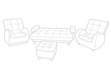 Cargar imagen en el visor de la galería, Sala huevo reclinable con sofá cama 180x115cm-Tono Rosa &amp; Gris Medio
