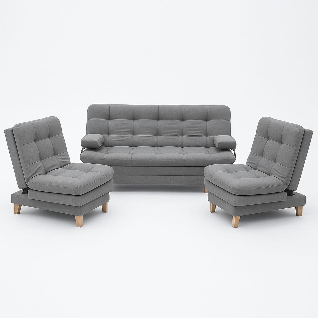 Sala Milán Reclinable Gris