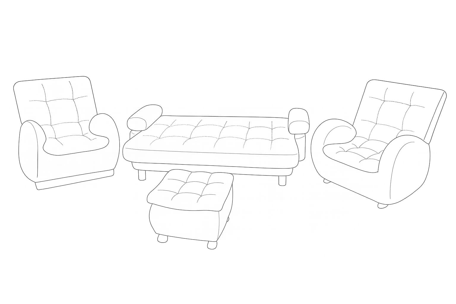 Sala huevo reclinable con sofá cama 180x115cm-Tono Turquesa & Gris claro