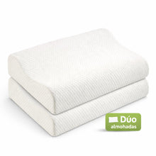 Cargar imagen en el visor de la galería, Duo Almohadas Packx2 SOÑAR® CERVlCAL  Memory Foam 51×36×11 cm
