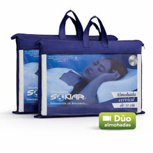 Cargar imagen en el visor de la galería, Duo Almohadas Packx2 SOÑAR® CERVlCAL  Memory Foam 51×36×11 cm

