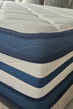 Cargar imagen en el visor de la galería, Combo Completo 140x190 COLCHÓN Imperial Plus  RESORTADO  Doble pillow + Base Cama+cabecero+almohadas+Protector
