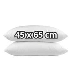 Cargar imagen en el visor de la galería, Set x 2 Almohadas 45x65cm  Blanca cremallera
