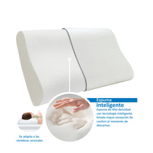 Cargar imagen en el visor de la galería, Almohada SOÑAR® CERVlCAL  Memory Foam 58×35×11 cm
