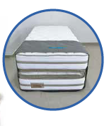 Colchón Pillow King 2x2 x38 0rthopedic Tipo Libro