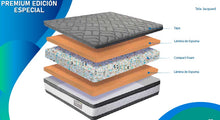 Cargar imagen en el visor de la galería, Colchón King 2x2 0rthopedic  PREMIUM DOBLE PILLOW
