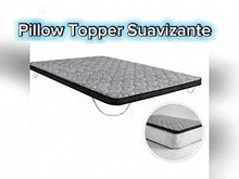 Cargar y reproducir el video en el visor de la galería, Pillow Topper 140x190cm   Desmontable – Confort Superior para tu Descanso
