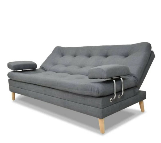 Sofá Cama 180x120 -3 posiciones Patas de Madera