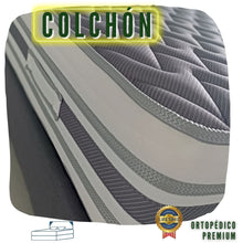 Cargar imagen en el visor de la galería, Combo Colchón  Queen +Base CamaPREMIUM DOBLE PILLOW 160X190 (30 cms Altura)
