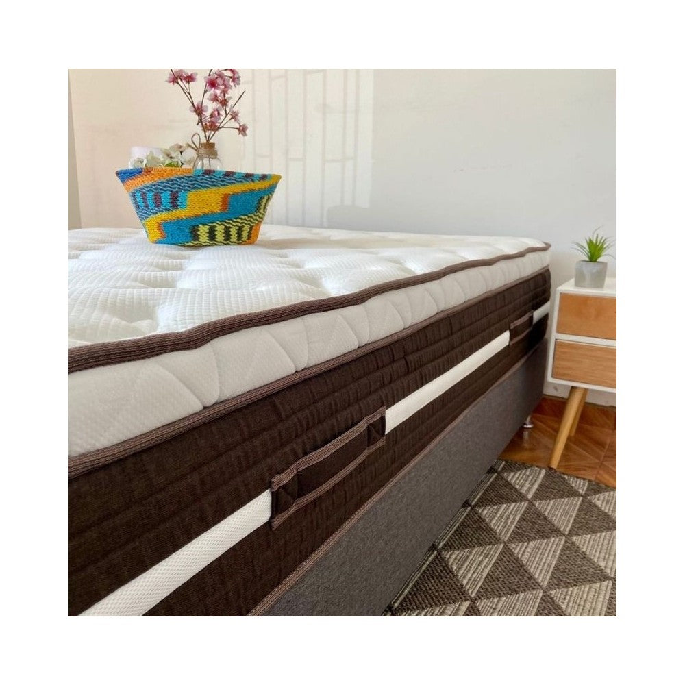 Colchón Enrollable Semidoble 120x190 cm con base cama - 2020 HOME - VIRTUAL  MUEBLES