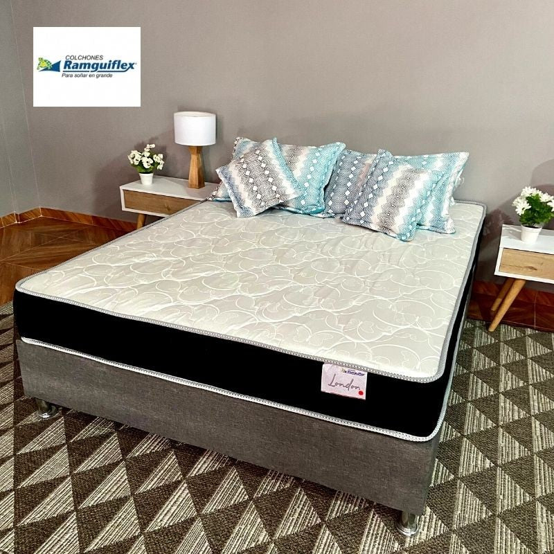 Combo 100x190 Colchón Super Ortophedic0 + Base Cama