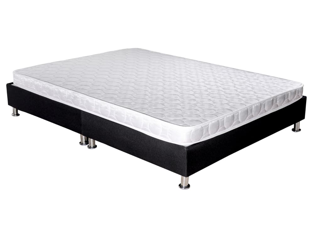 Combo Colchoneta 140x190 tipo colchón + Base cama